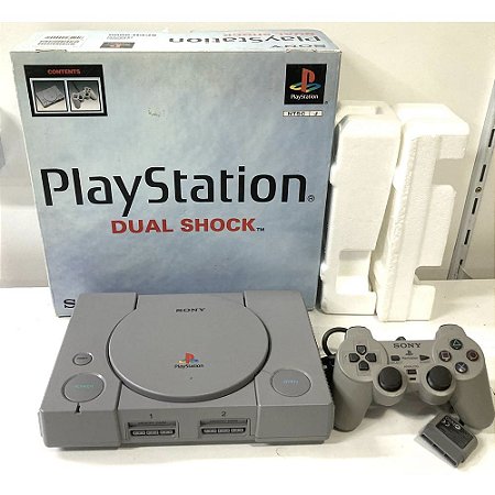 PlayStation 1, Na Caixa Seriado, 1 Controle, Modelo SCPH-9000, PS1, (Usado)