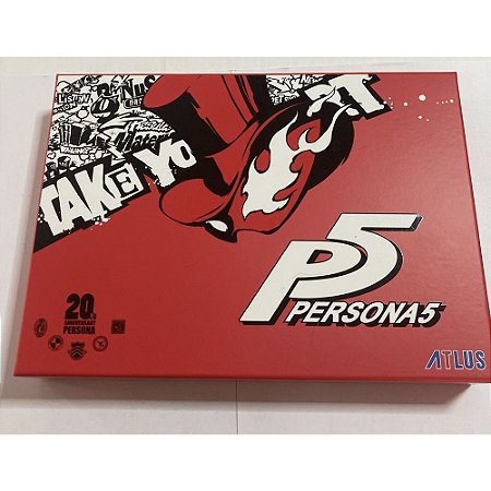 Persona 5 P5 20o Aniversário Edição Limitada, PS4 Japonês Original (Mídia Física) - Usado