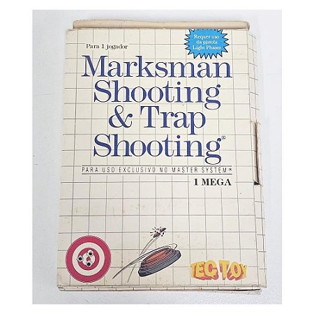 Marksman Shooting & Trap Shooting   -  Master System Nacional- Original (Mídia Física) - Usado
