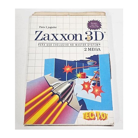 Zaxxon 3d   -  Master System Nacional- Original (Mídia Física) - Usado