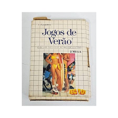 Jogos De Verão -  Master System Americano - Original (Mídia Física) - Usado