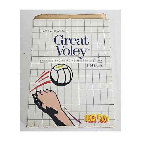 Great Voley -  Master System Nacional - Original (Mídia Física) - Usado