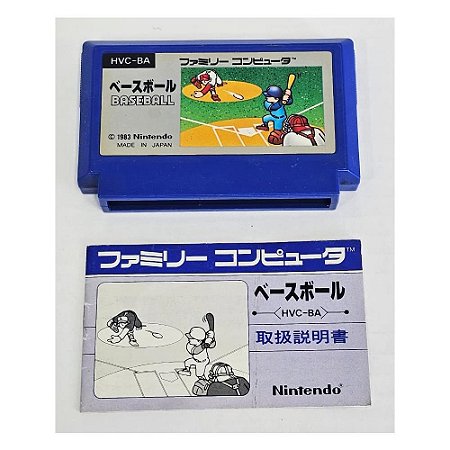 Baseball  , Famicom Nintendinho Nes Japonês  Original (Usado)
