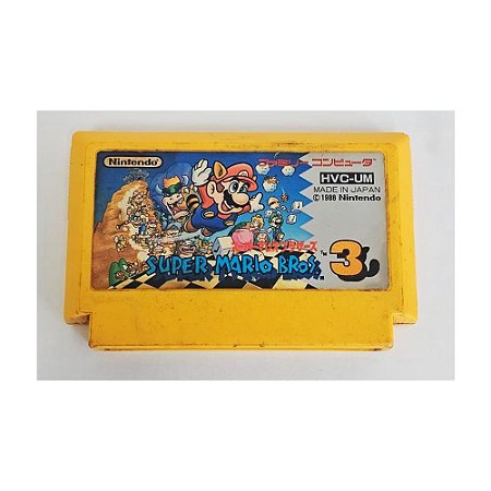 Super Mario Bros 3 -   Famicom Nintendinho Nes Japonês  Original (Usado)