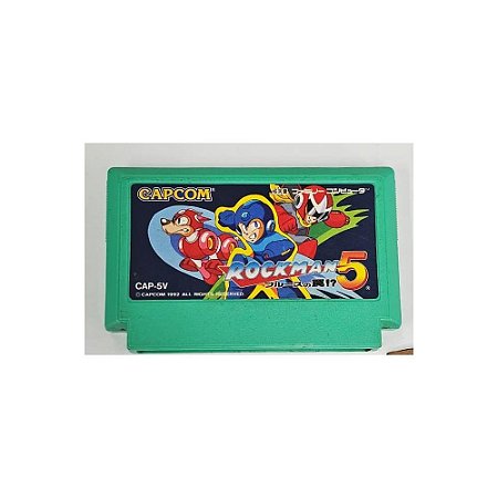 Rockman 5  -   Famicom Nintendinho Nes Japonês  Original (Usado)