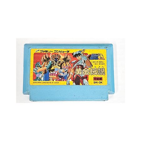 Saint Seiya Ougon Densetsu Kanketsu Hen -   Famicom Nintendinho Nes Japonês  Original (Usado)
