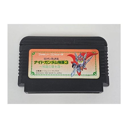 Sd Gundam Night Story 3 -   Famicom Nintendinho Nes Japonês  Original (Usado)