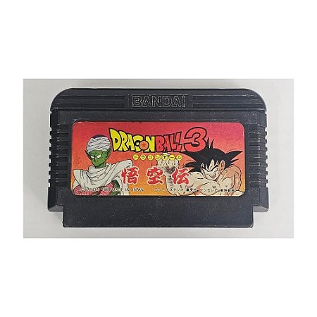 Dragon Ball 3: Gokuden -   Famicom Nintendinho Nes Japonês  Original (Usado)