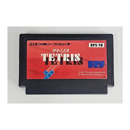 Tetris -   Famicom Nintendinho Nes Japonês  Original (Usado)