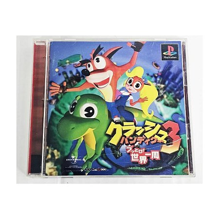 Crash Bandicoot 3: Warped , Original PS1 Japones (Usado)