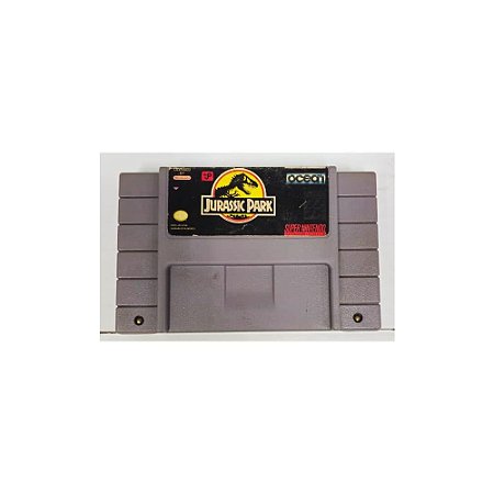 Jurassic Park , Super Nintendo, Cartucho Original (Usado)