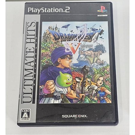 Dragon Quest V: Hand of the Heavenly Bride, PS2 Japonês Original (Mídia Física) - Usado