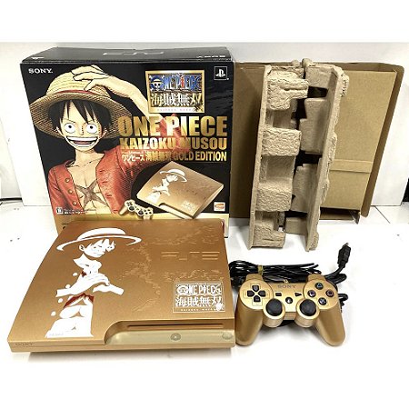 PlayStation 3 Slim, Edição One Piece, Na Caixa Seriado, PS3, (Usado)