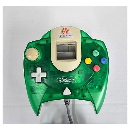 Controle Sega Dreamcast, Verde Translúcido , Original, (Usado)