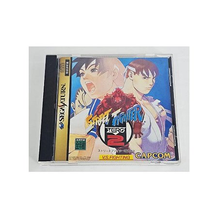 Street Fighter Zero 2, Saturno Japonês Original (Mídia Física) - Usado
