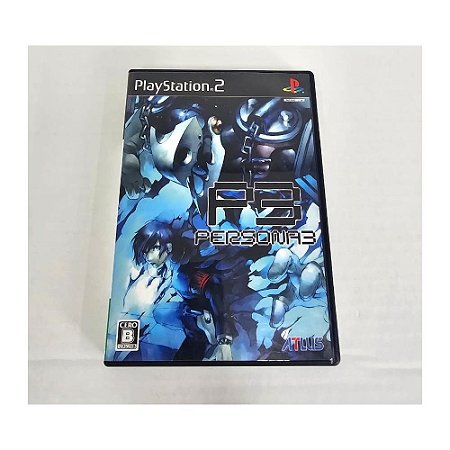 P3 Persona 3, PS2 Japonês Original (Mídia Física) - Usado