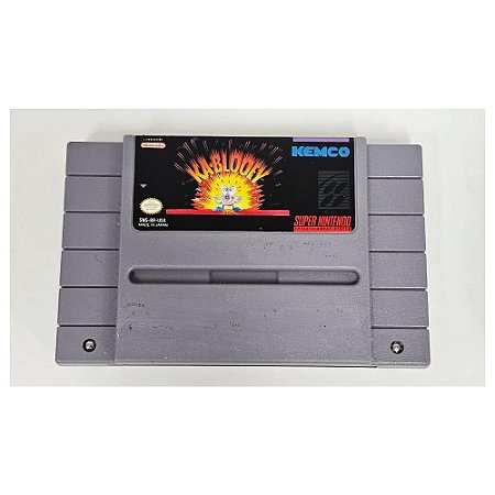 Kablooey , Super Nintendo, Cartucho Original (Usado)
