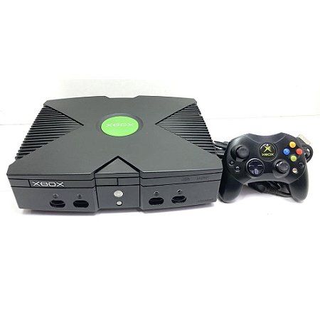 Xbox Classico, 1 Controle, Original, Microsoft (Usado)