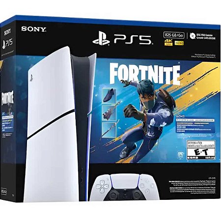Playstation 5 Slim, Digital Edition, Fortnite Flowering Chaos Bundle, Modelo CFI-2115 (Novo, Lacrado)