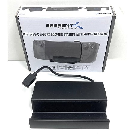 Dock Station Para Steam-Deck e Rog-Ally, USB tipo C (Seminovo)