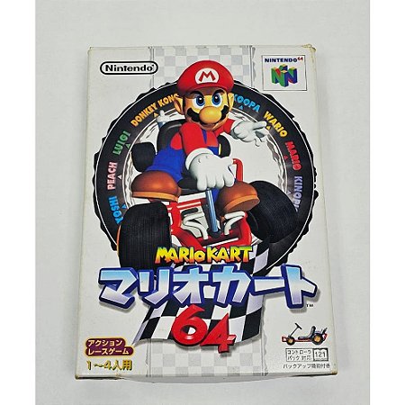 Mario Kart , Nintendo 64 JP Original  com caixa (Usado)
