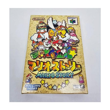 Paper Mario , Nintendo 64 JP Original com caixa (Usado)