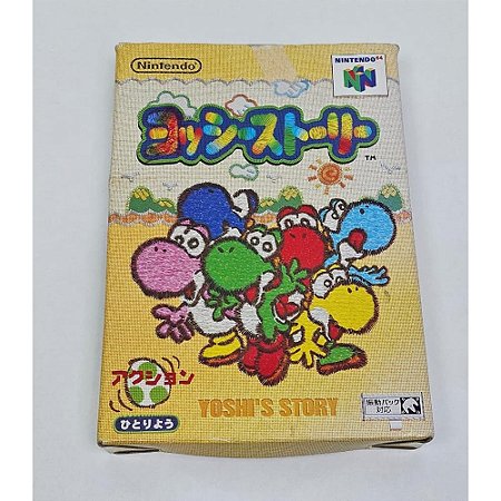 Yoshi's Story , Nintendo 64 JP Original com caixa  (Usado)