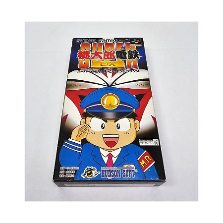 Super Momotarou Dentetsu DX, Super Famicom Japonês Original com caixa  (Usado)