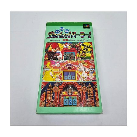 Parlor! Parlor!  , Super Famicom Japonês Original com caixa  (Usado)