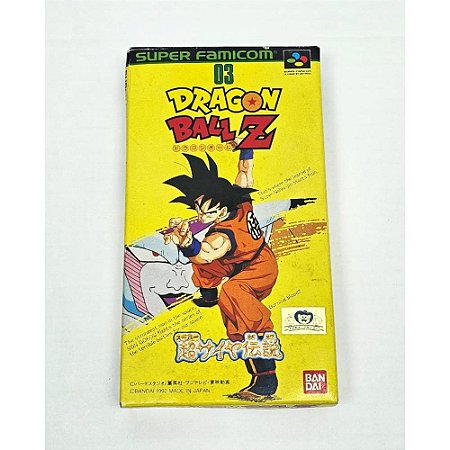 Dragon Ball Z: Super Saiya Densetsu, Super Famicom Japonês Original com caixa  (Usado)