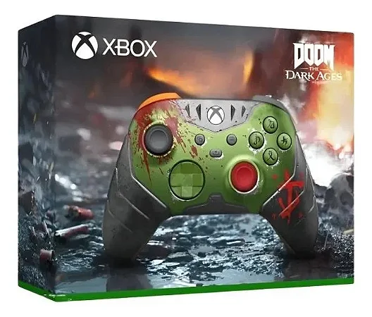 Controle Xbox-Series, Sem Fio, Edição Doom The Dark Ages, Original Microsoft
