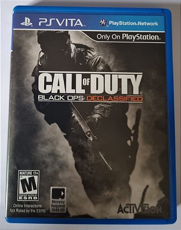 Call Of Duty Black Ops Declassified - PS Vita (Mídia Física) - USADO