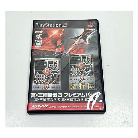 Shin Sangokumusou 3 Dynasty Warriors , PS2 Japonês Original (Mídia Física) - Usado