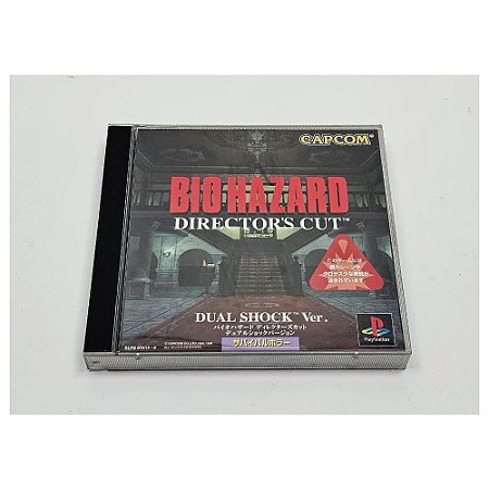 Biohazard Director's Cut: Dual Shock , Original PS1 Japonês  (Usado)