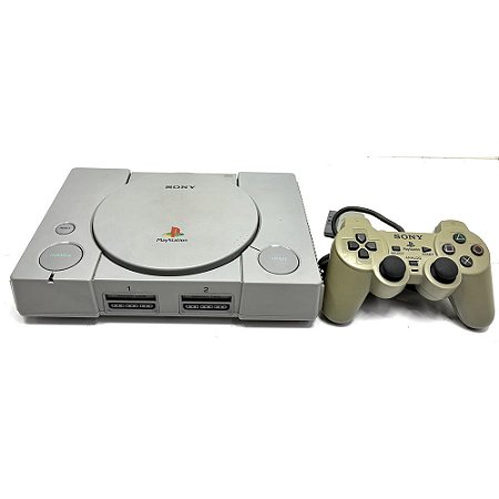 PlayStation 1, Controle Dualshock, Modelo SCPH-9001, PS1, (Usado)