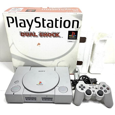 PlayStation 1, Na Caixa Seriado, 1 Controle, Modelo SCPH-7000, PS1, (Usado)