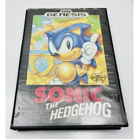 Sonic The Hedgehog, Mega Drive Genesis,Sega, Original com Caixa (Usado)