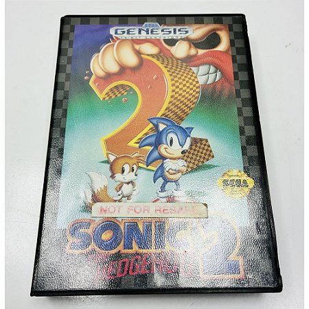 Sonic The Hedgehog 2, Mega Drive Genesis,Sega, Original com Caixa (Usado)