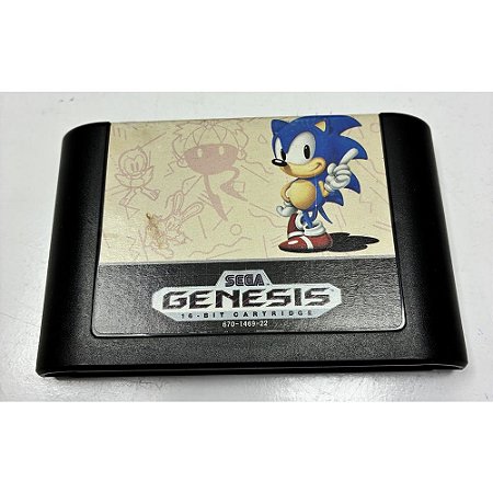 Sonic The Hedgehog, Mega Drive Genesis,Sega, Original (Usado)