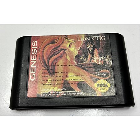 The Lion King, Mega Drive Genesis,Sega, Original (Usado)