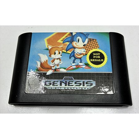 Sonic 2, Mega Drive Genesis,Sega, Original (Usado)