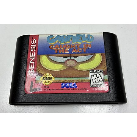 Garfield Caught In The Act, Mega Drive Genesis,Sega, Original (Usado)
