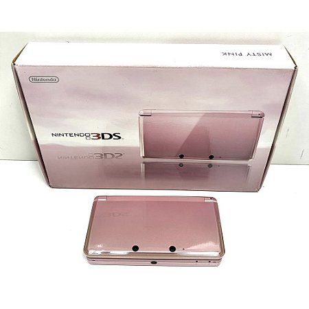 Nintendo 3DS, Misty Pink, Na Caixa Seriado, Original Nintendo (Usado)