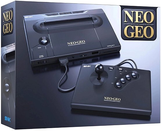 Neo Geo AES + Edição de Aniversário, 1 Controle, SNK, Original (Produto Novo)