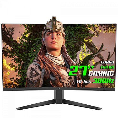 Monitor Gamer 27 Pol, Curvo, 300Hz, SuperFrame UltraX, Full HD, Fast VA, 1ms, FreeSync/G-Sync
