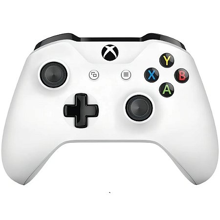 Controle Xbox One, Branco, Original, Microsoft, Seminovo