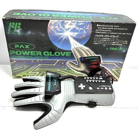 Power Glove Pax, Na Caixa Completo, Famicom, Nes, Nintendo (Usado)