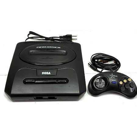 Mega Drive III, 1 Controle Original, Sega, Tec Toy, Original (Usado)
