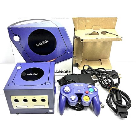 Gamecube Azul, Na Caixa, Com 1 Controle Original, Nintendo (Usado)
