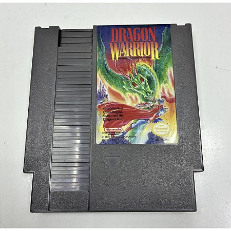 Dragon Warrior, Nes Nintendinho, Americano, Original (Usado)